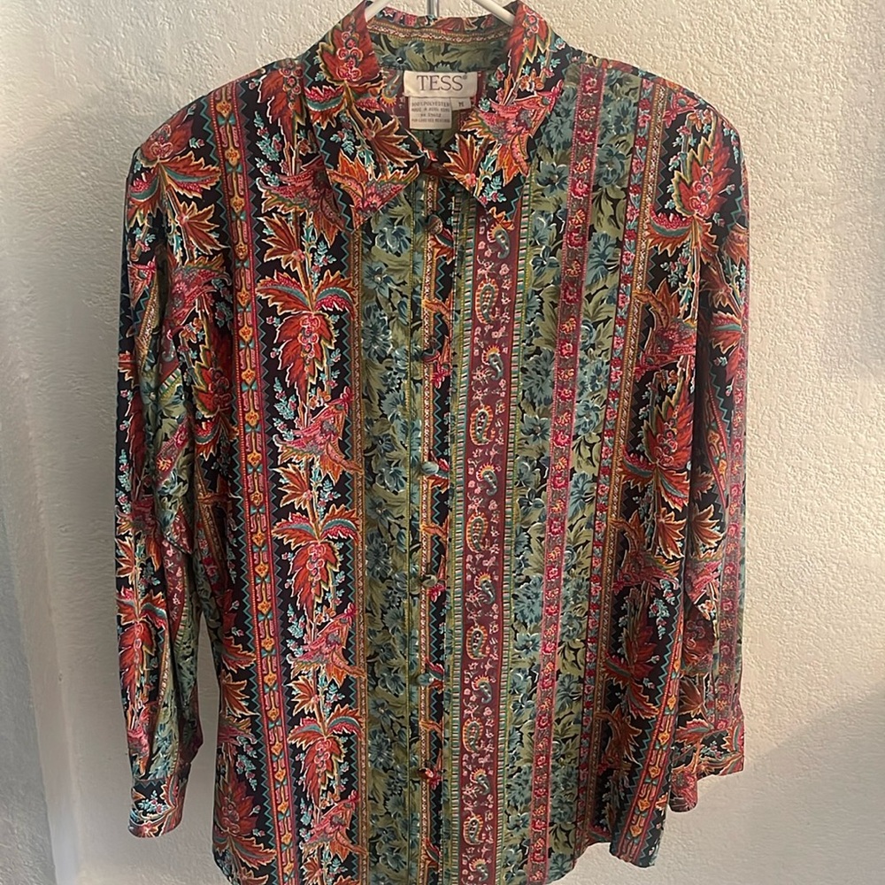 Paisley button up